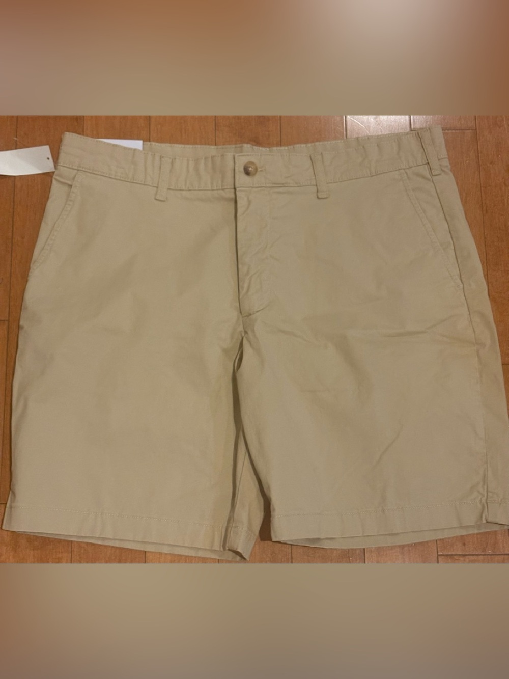 NWT- Men's Classic Khaki Cotton Shorts; Saltwater Stretch Chino, Classic Fit
